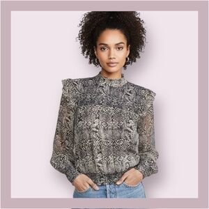 Free People Roma Smocked Blouse